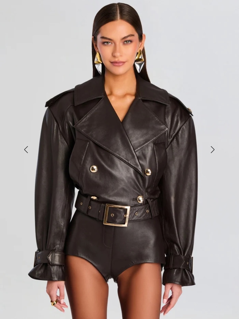 Retrofete Malene Leather Biker Jacket